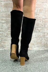 Paperdoll - Women's Suede Over-the-knee Boots