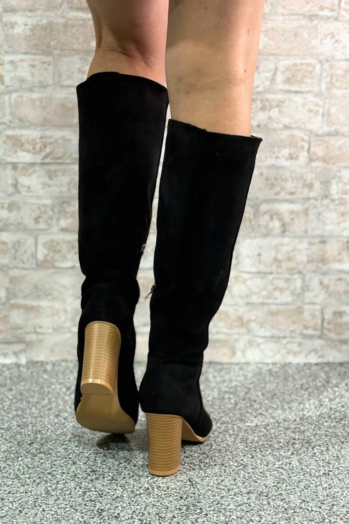 Paperdoll - Women's Suede Over-the-knee Boots