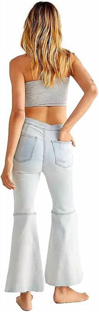 Free People - Youthquake Crop Flare Jeans