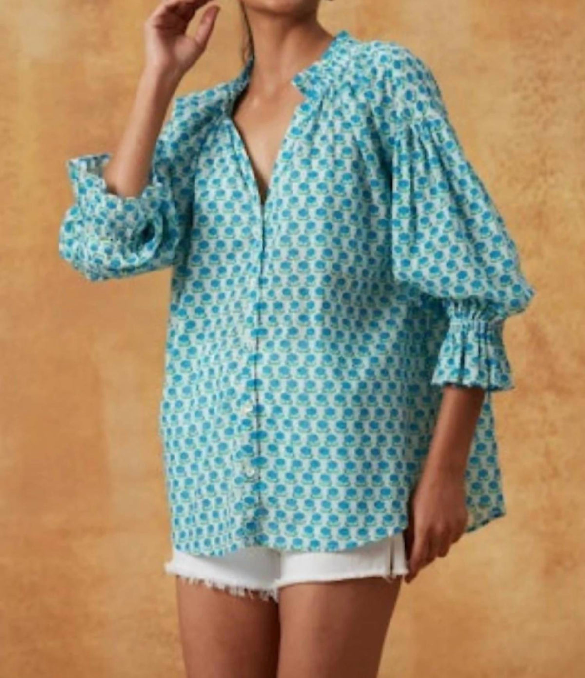 Ro'S Garden - Rachel Collared Button Down Shirt