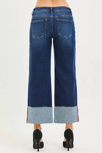 Risen - Tummy Control Cuffed Jeans
