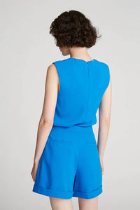Halston - Faren Top in Fluid Crepe