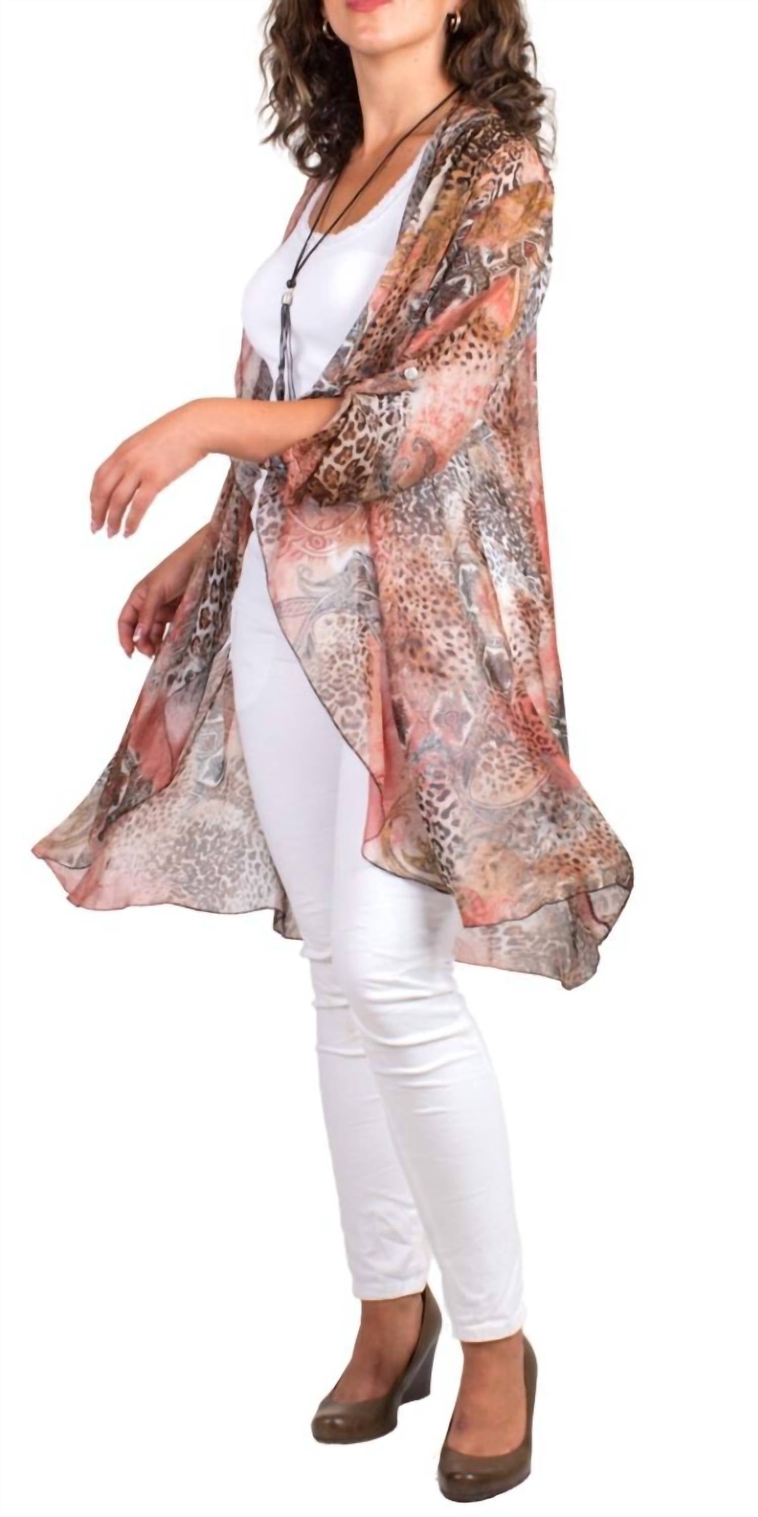 Gigi Moda - Portici Paisley Silk Cardigan