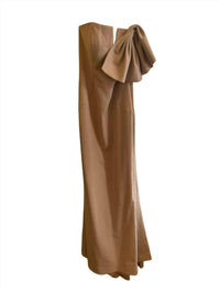 Jovani - strapless with bow mermaid dress