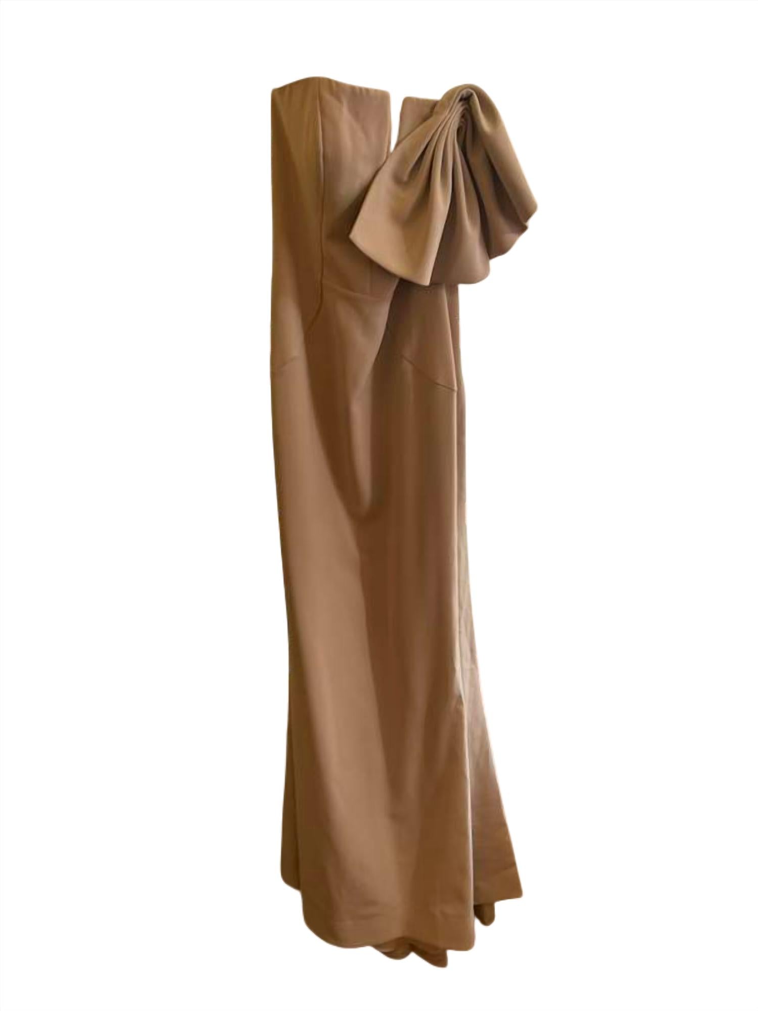 Jovani - strapless with bow mermaid dress