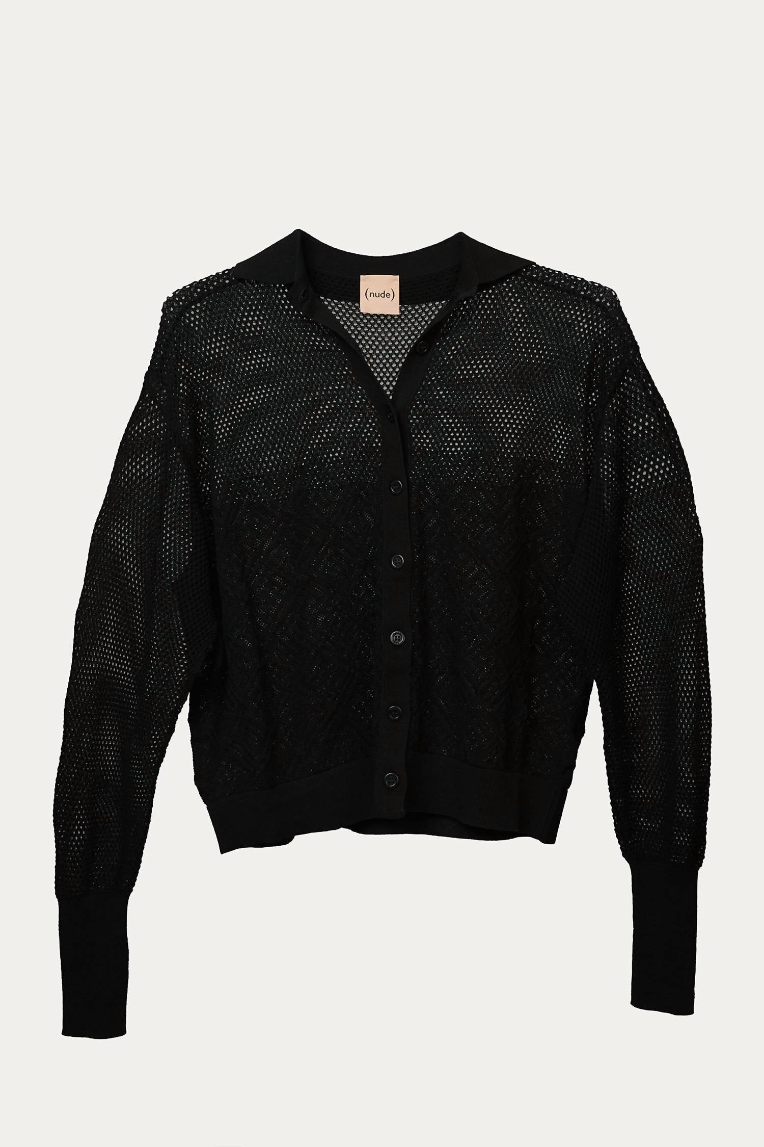 OPEN-KNIT TOP