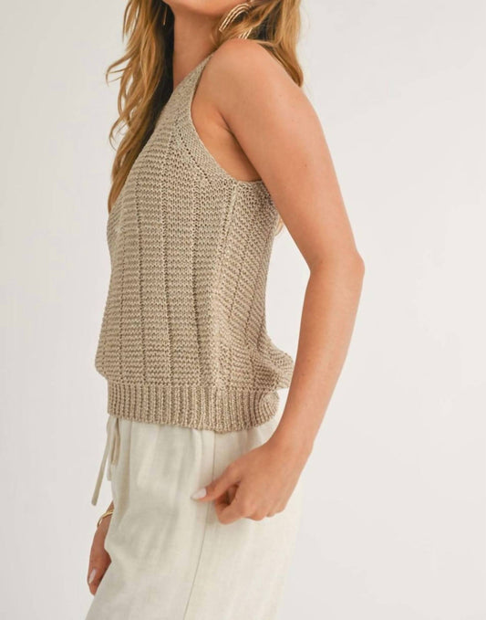 Sage The Label - Savannah Halter Sweater