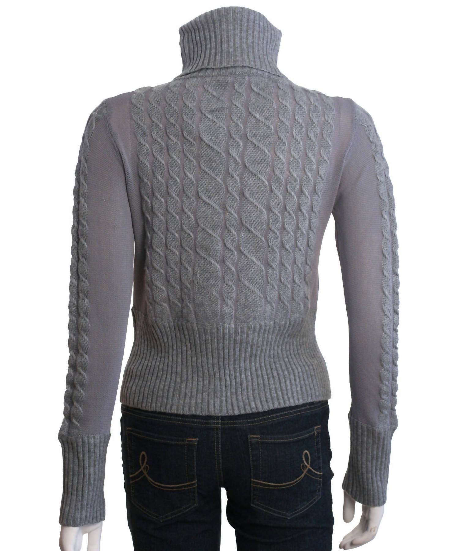 Lucy Paris - Women's Shelly Knit Combo Sweater