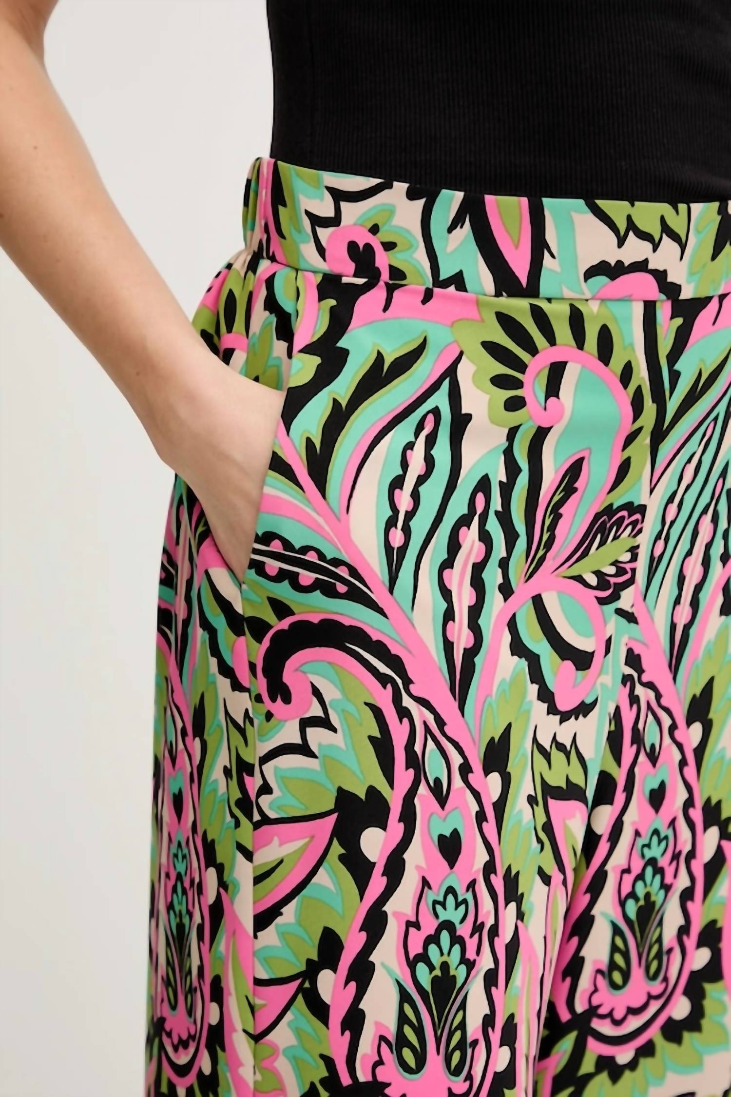 Joseph Ribkoff - Paisley Wide Leg Pant