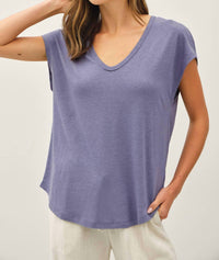 Be Cool - Jordan Raw Edge Linen Tee
