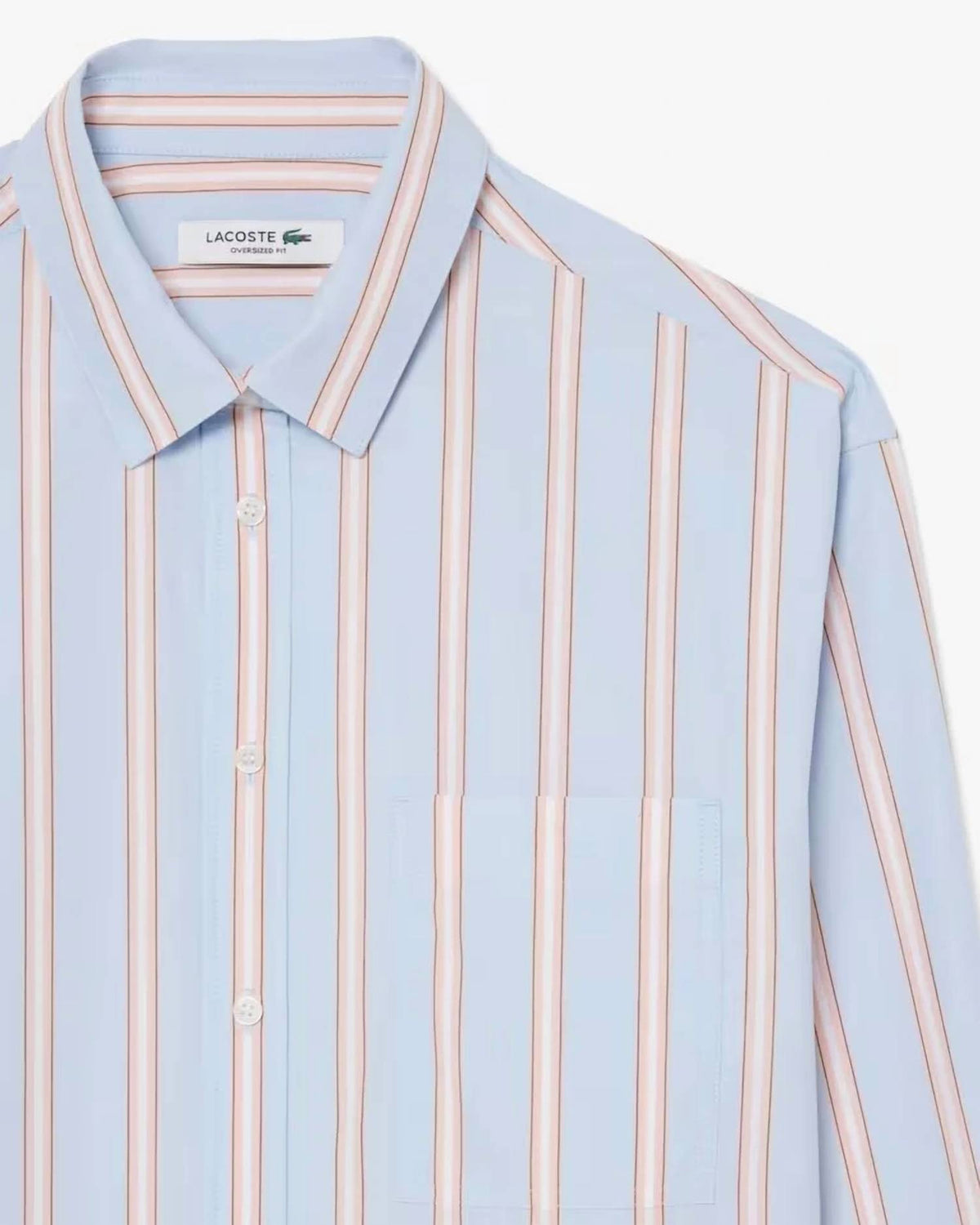 Lacoste - Oversized Cotton Poplin Shirt