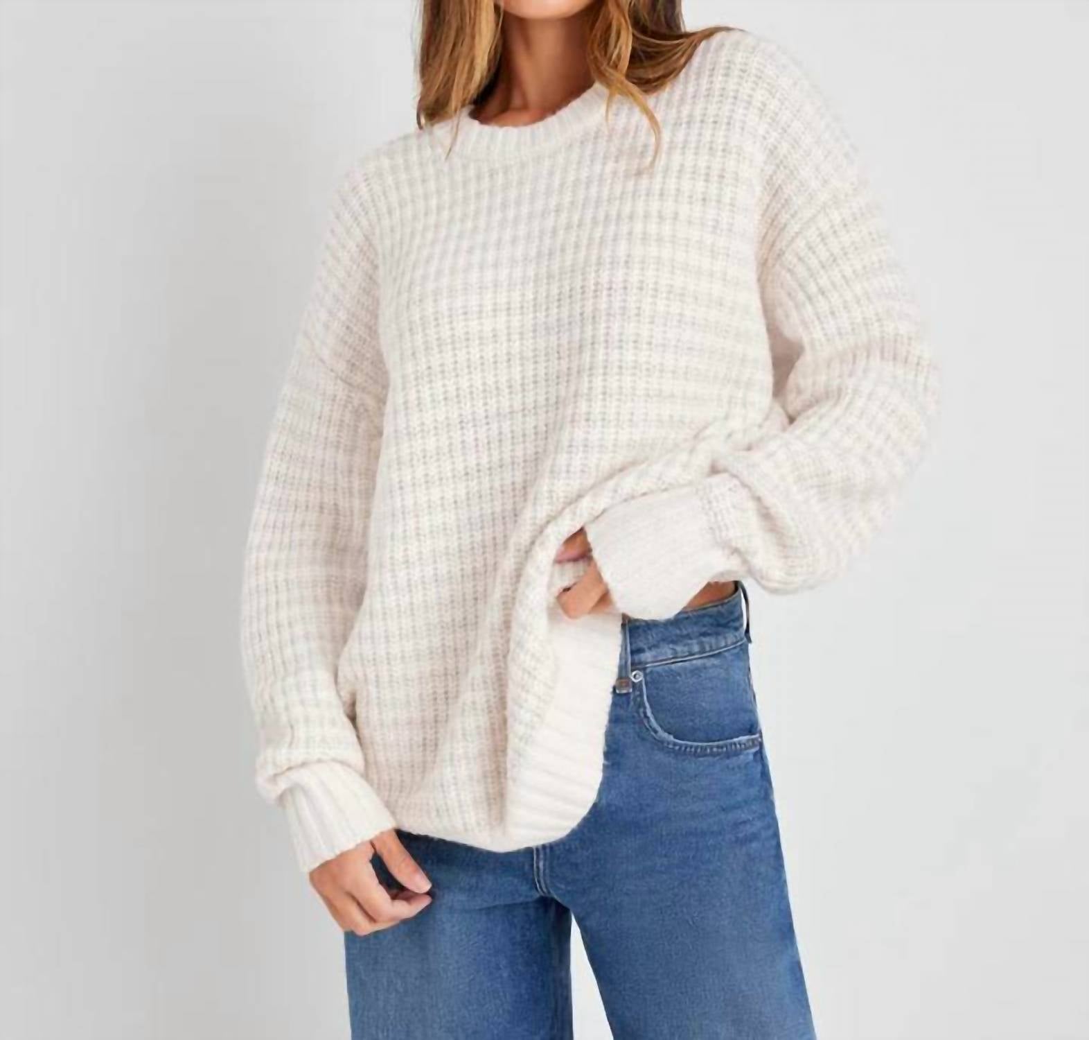 Splendid Women's Brielle Sweater in beige - women's sweater
