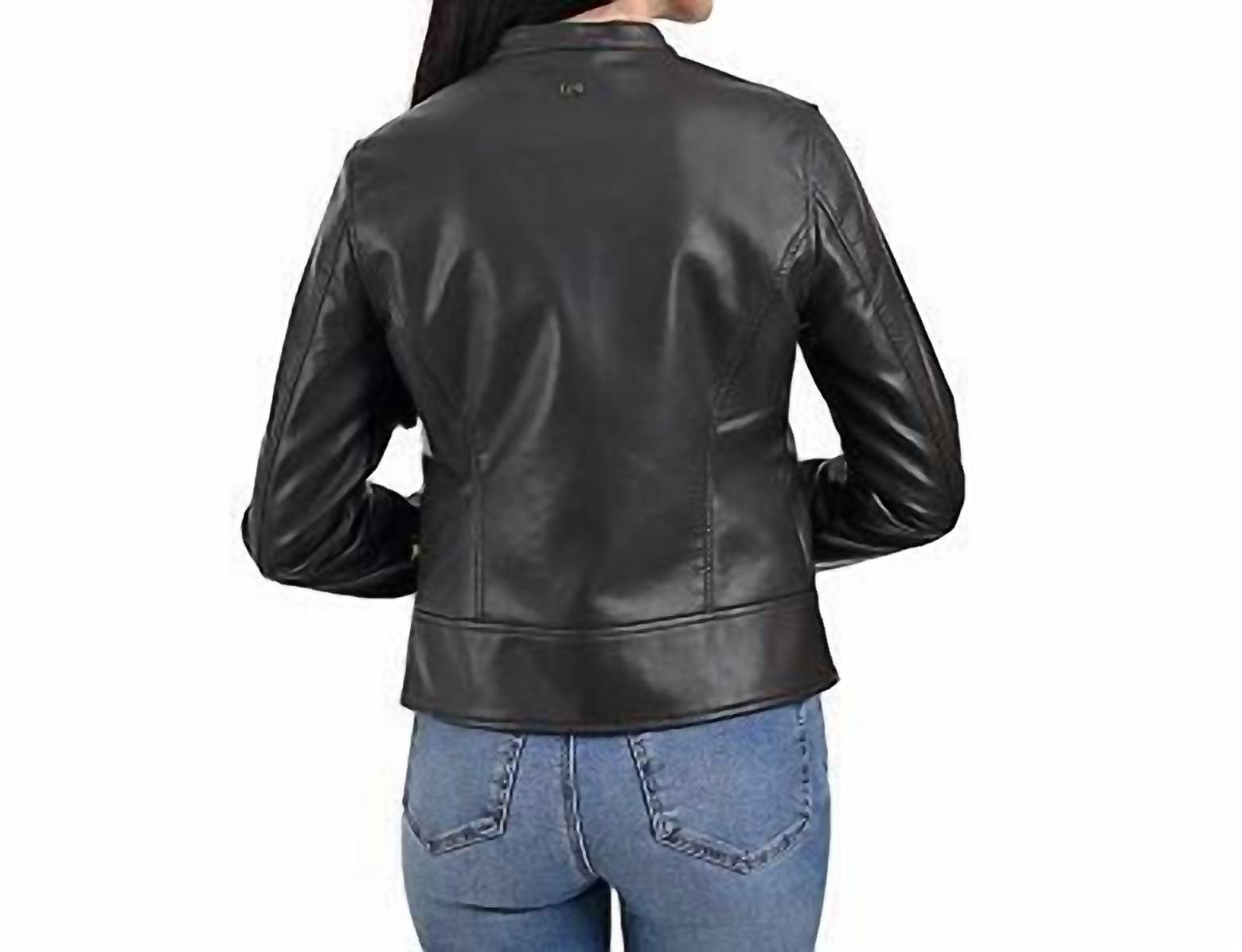 Lee - Faux Leather Racer Jacket