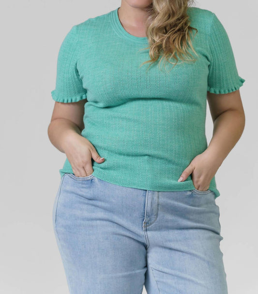 Tanya Taylor - Molly Short Sleeve Knit Top - Plus