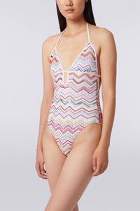 Missoni - Zig-zag Crochet One-piece Swimsuit