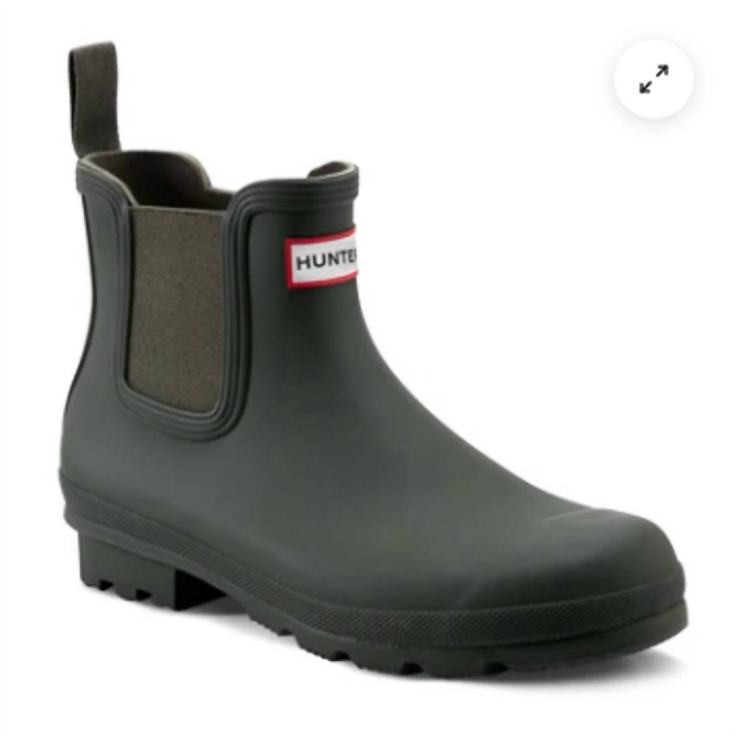 Hunter - Womens Original Chelsea Slip-On Rubber Ankle Welly Rain Boots