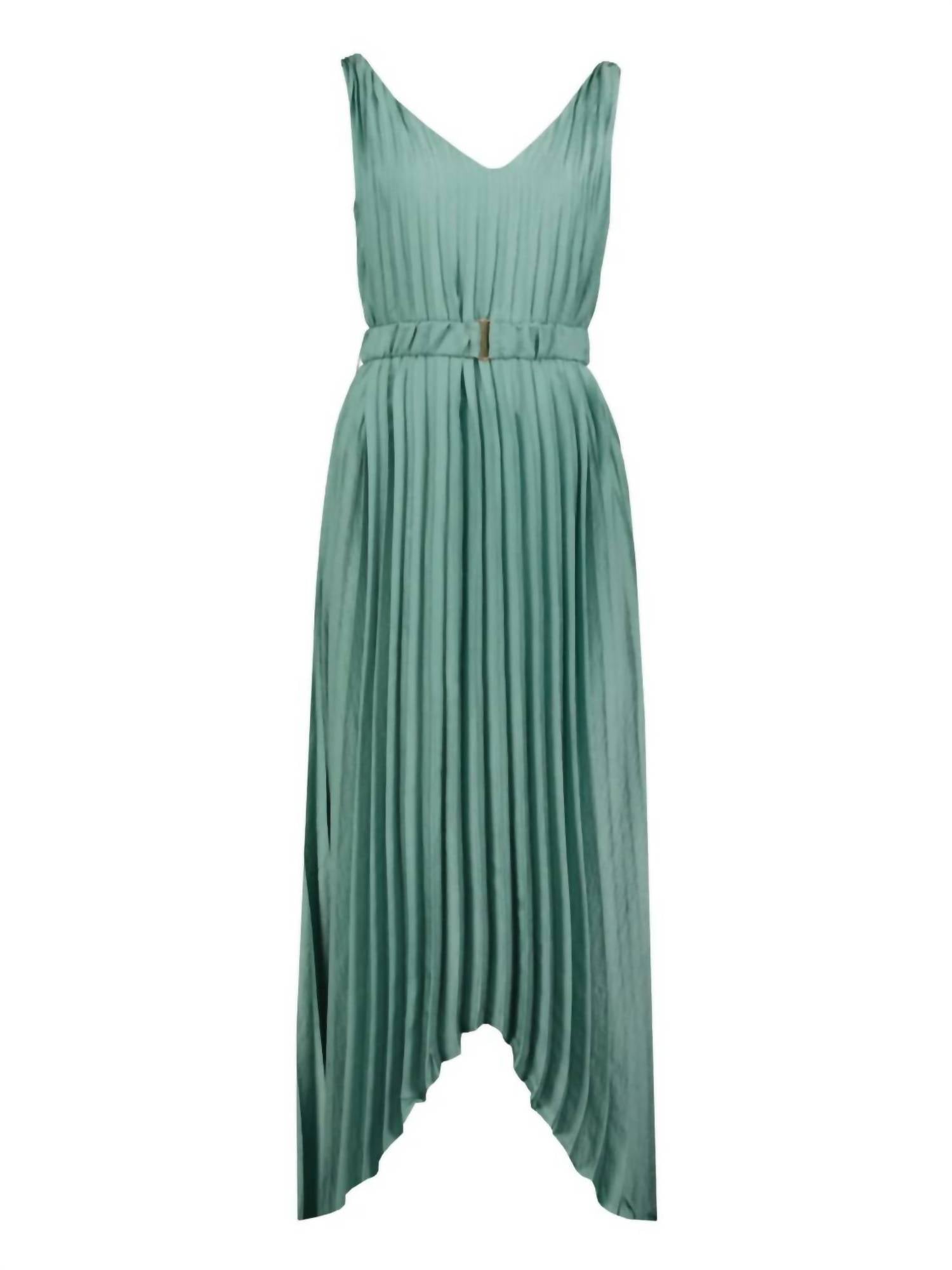 Bishop + Young - Balinese Pleat Belted Dress