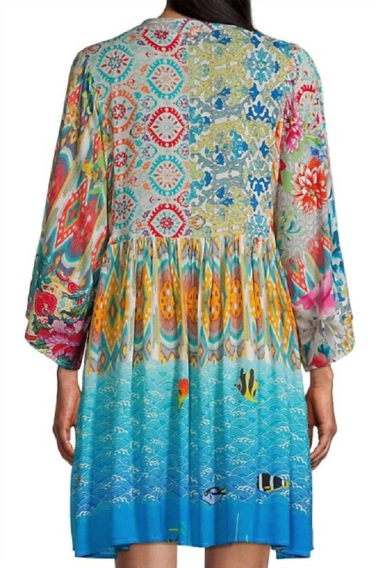 Mixi Short Kaftan Dress