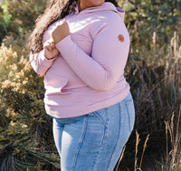 Michelle Mae Amelia Pullover Hoodie in pink - women's top - view 6