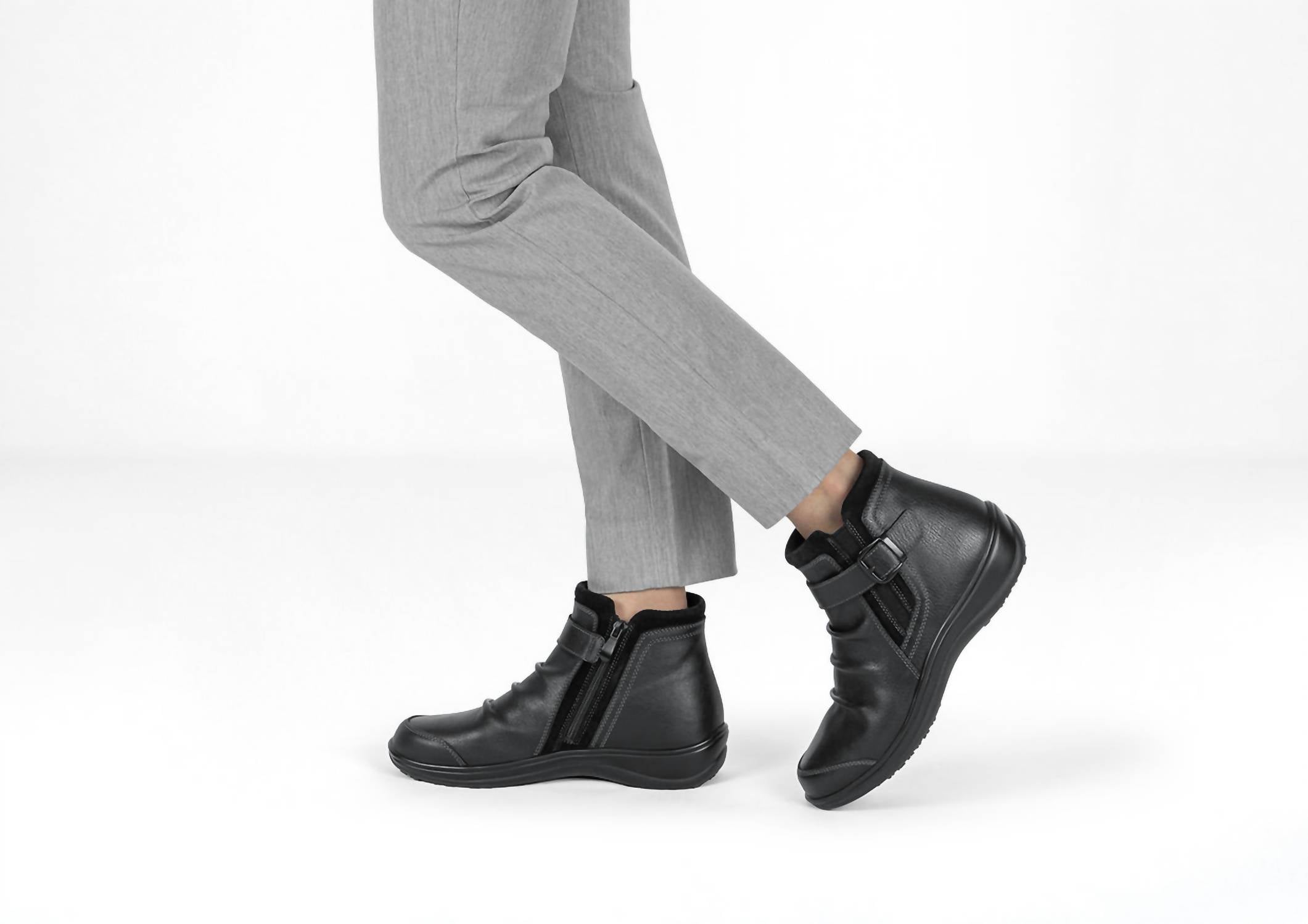 Orthofeet - Women's Heidi Leather Booties