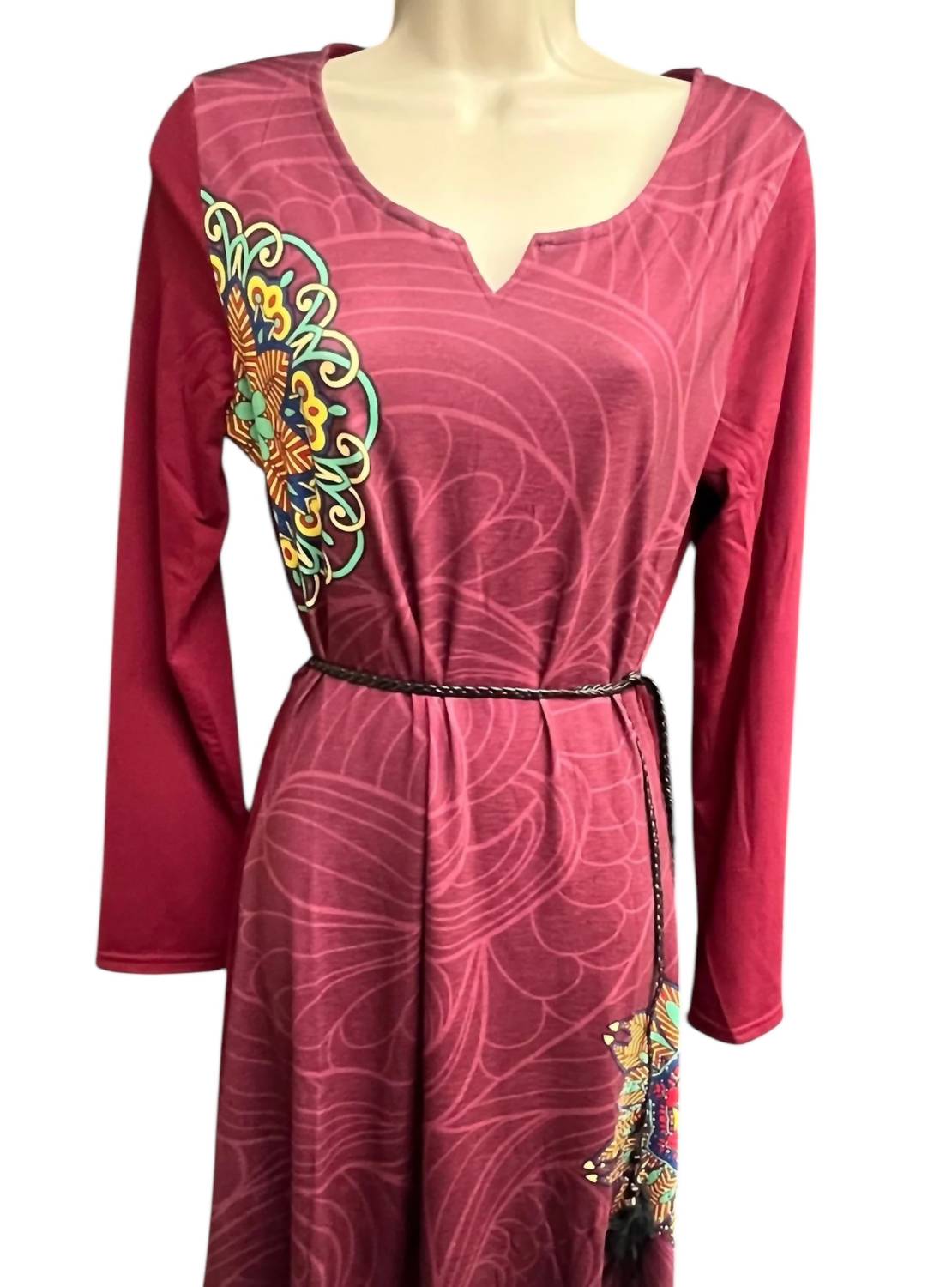 Michael K - Women's Belted Beauty Jersey Dress