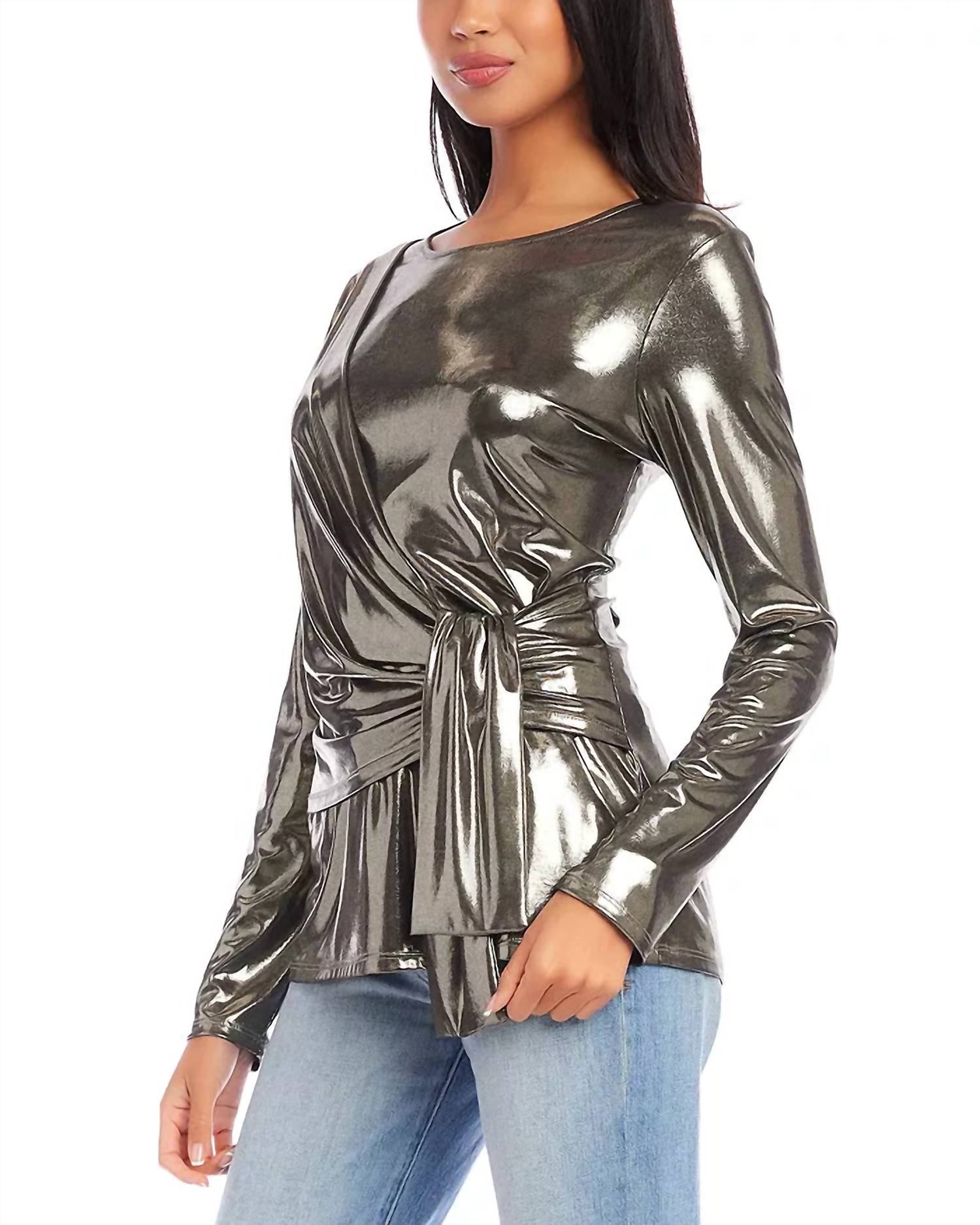 Karen Kane - Drape front top