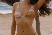 Vitamin A - Halter Triangle Bikini Top