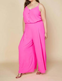 Skies Are Blue - Ultra pink Palazzo pants