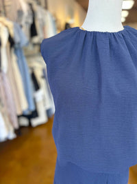 Kld. Signature - Women's Nicole Bubble Hem Blouse