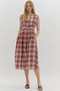 Entro - Autumn Tide Smocked Dress