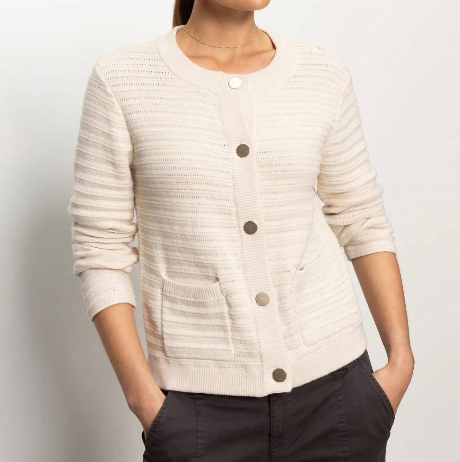 Sanctuary - Pointelle Knitted Jacket