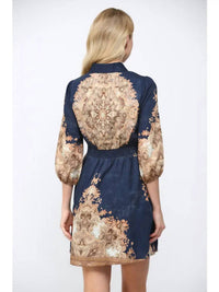 Fate by LFD Sapphire Sky Mini Dress in navy - women's dress - alternate view