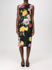 Dolce & Gabbana - Charmeuse calf-length sheath dress