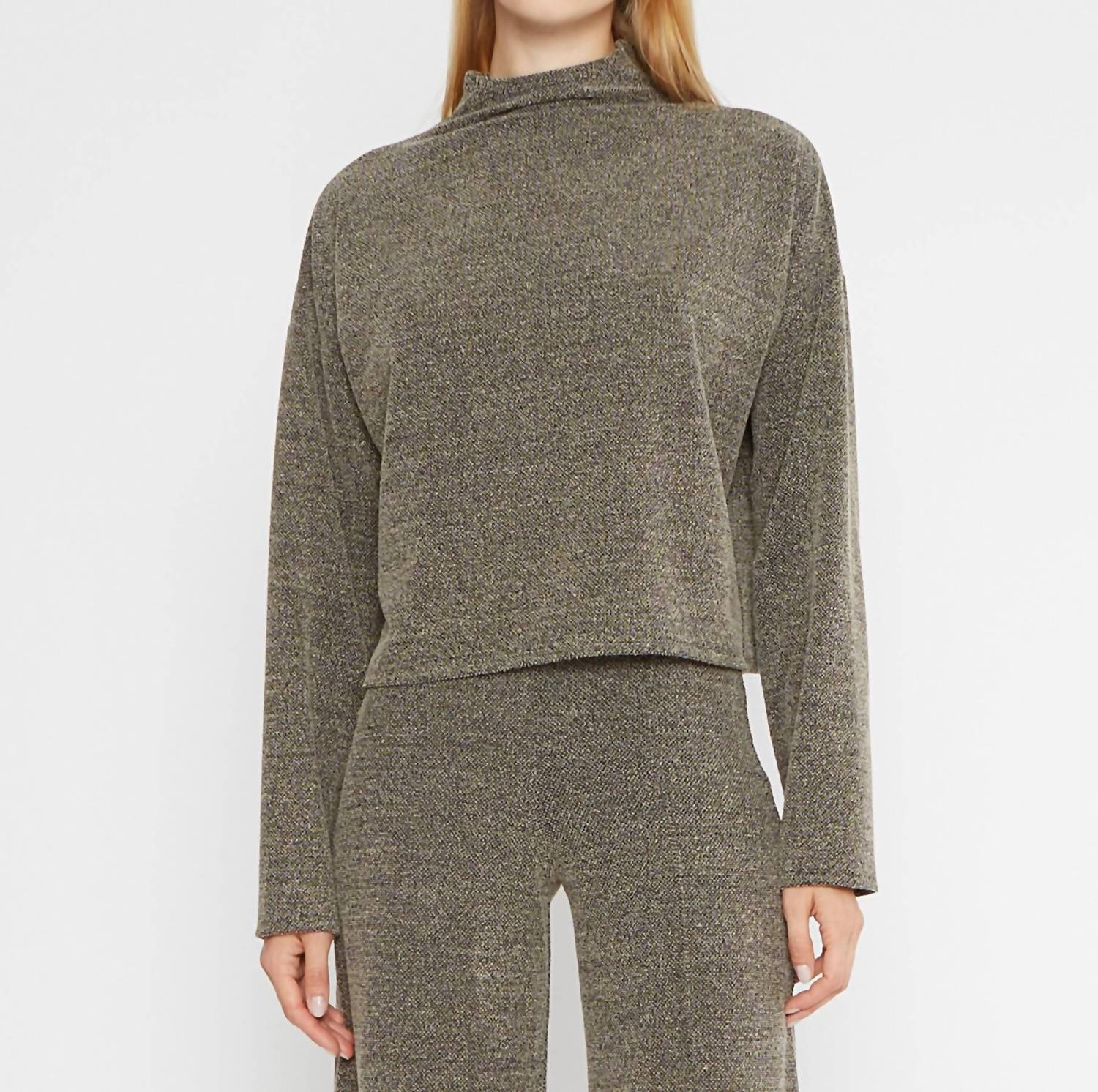 Ripley Rader - Boucle Funnel Neck Top