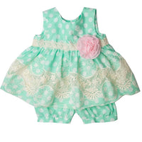 Haute Baby - Baby Girls And Toddler Dainty Dots Short Set