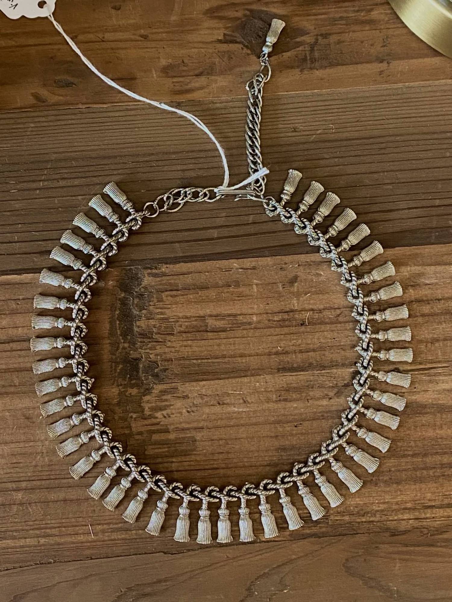 Erin Knight Designs - Vintage Tassel Link Choker Necklace