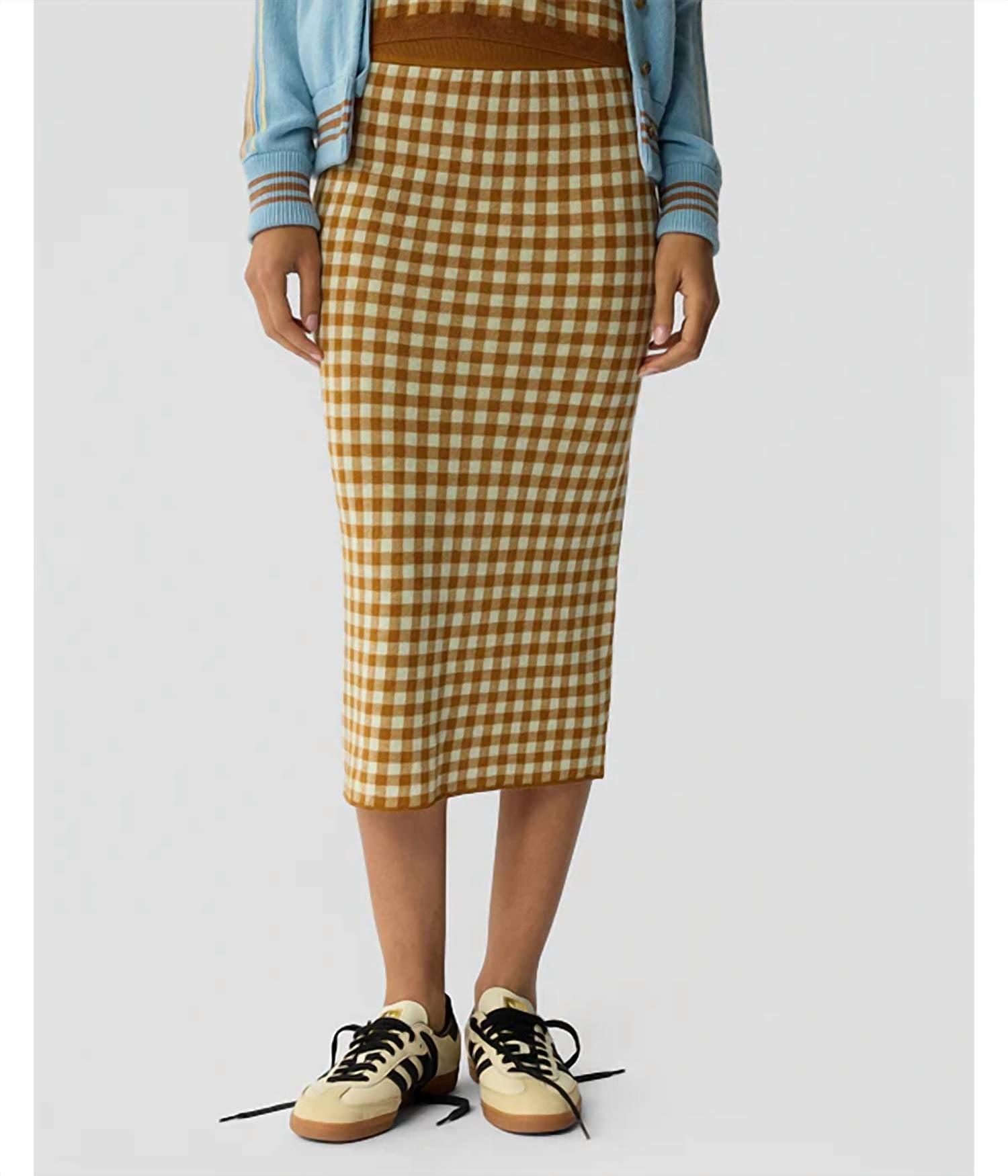 Guest In Residence - Gingham Long Skirt