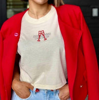 Girl Dangerous - Champagne Wishes Crop Tee