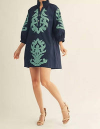Jodifl - Baroque Applique Dress