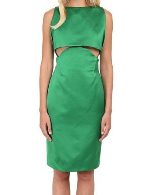 Zac Posen - Satin Cut Out Cocktail Dress