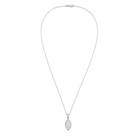 Diana M Jewels - Women's Marquise Lab-Grown Diamond Pendant Necklace (15.00 Ct) - Grand