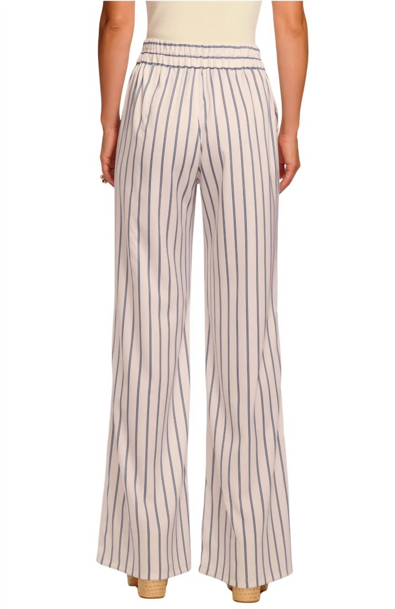Ramy Brook - Sylvie Stripe Wide Leg Pants