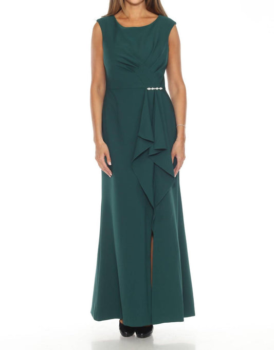 Joseph Ribkoff - Ruffled Mermaid Evening Dress
