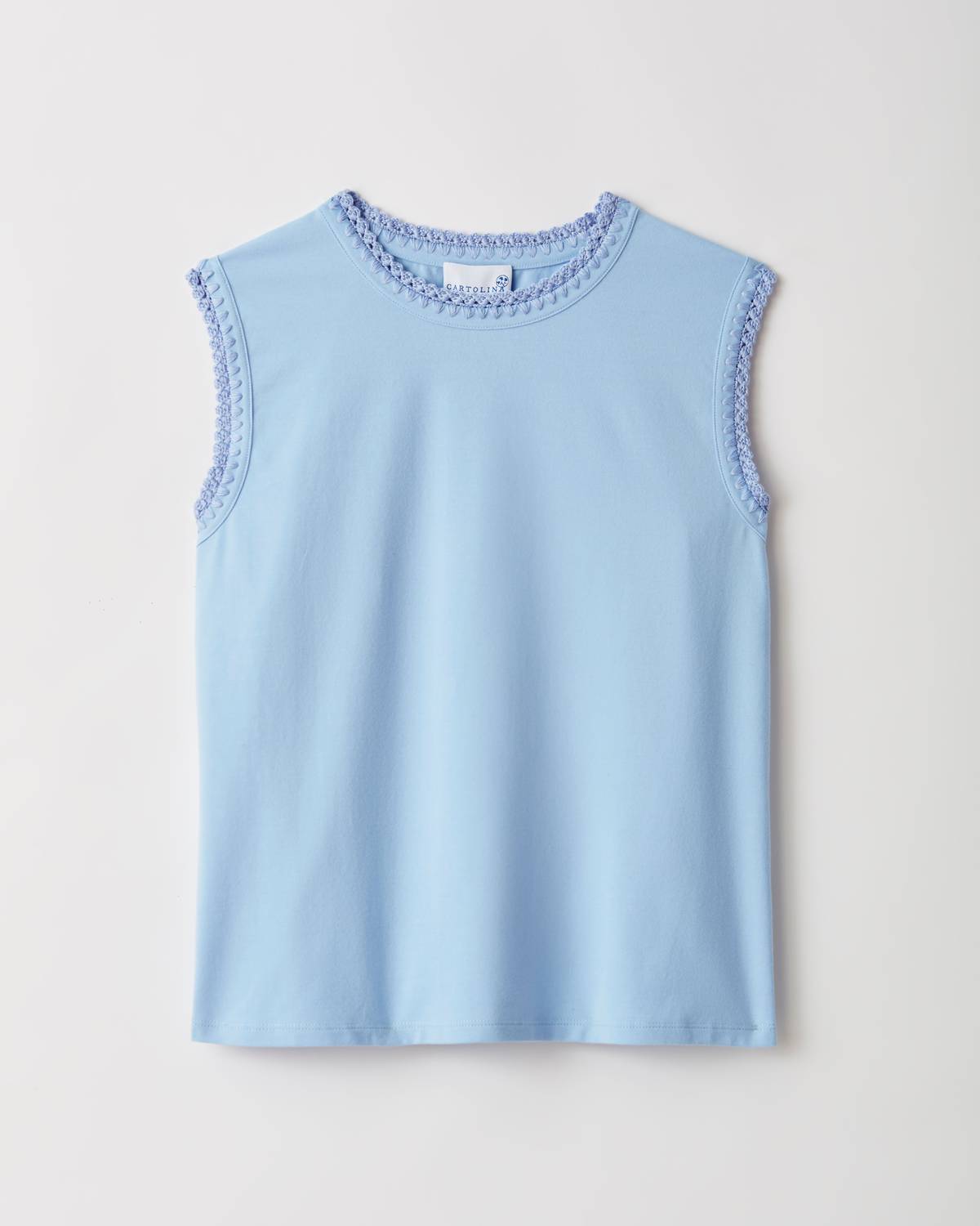 Cartolina Nantucket - Logan Crew Neck Tank Top