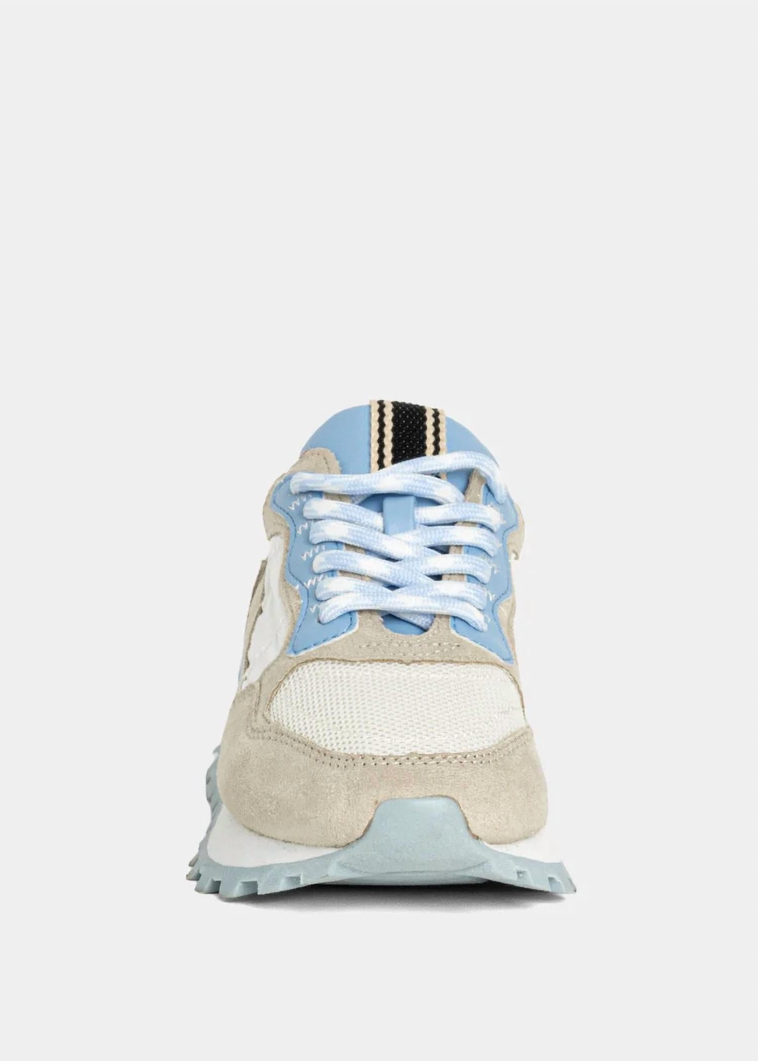 SHU SHOP Girl's Phoebe Mini Sneakers in blue - kids' sneaker - alternate view