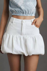 Blanknyc - Bubble Denim Skirt