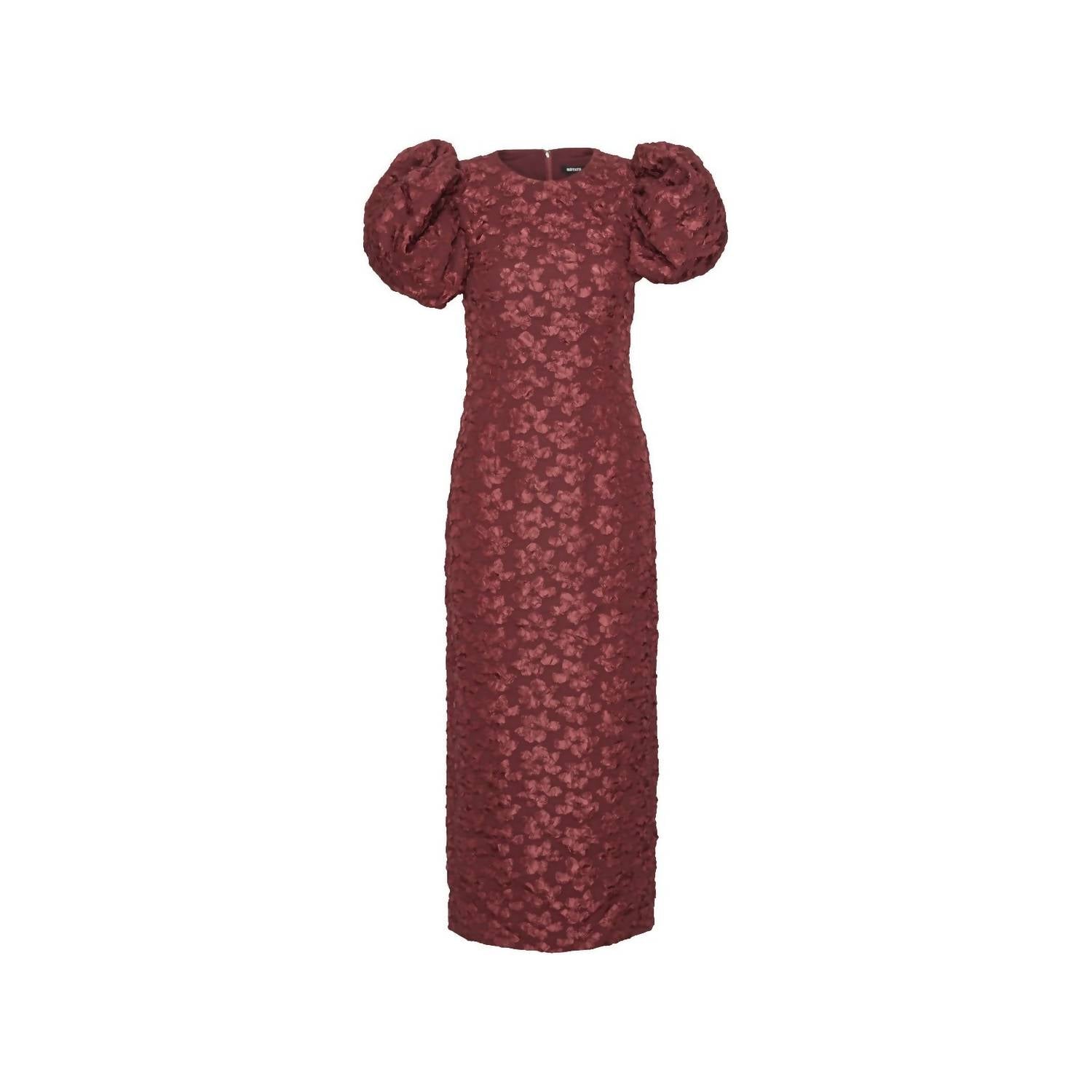 Rotate - Jacquard Midi Puffy Dress