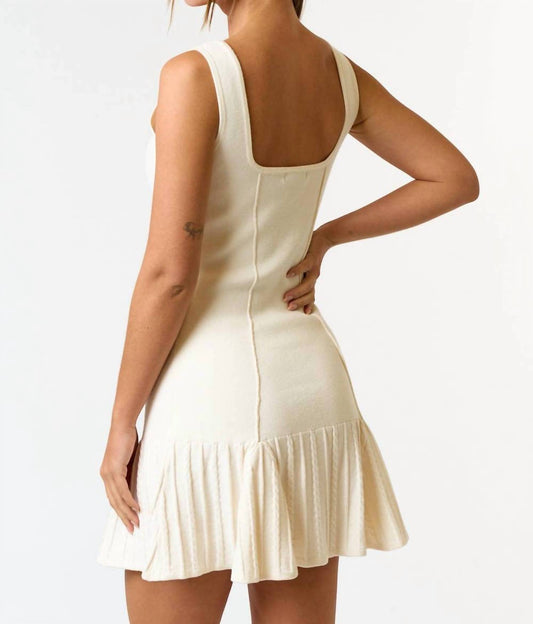 Blue Blush - Tennis Sweater Dress