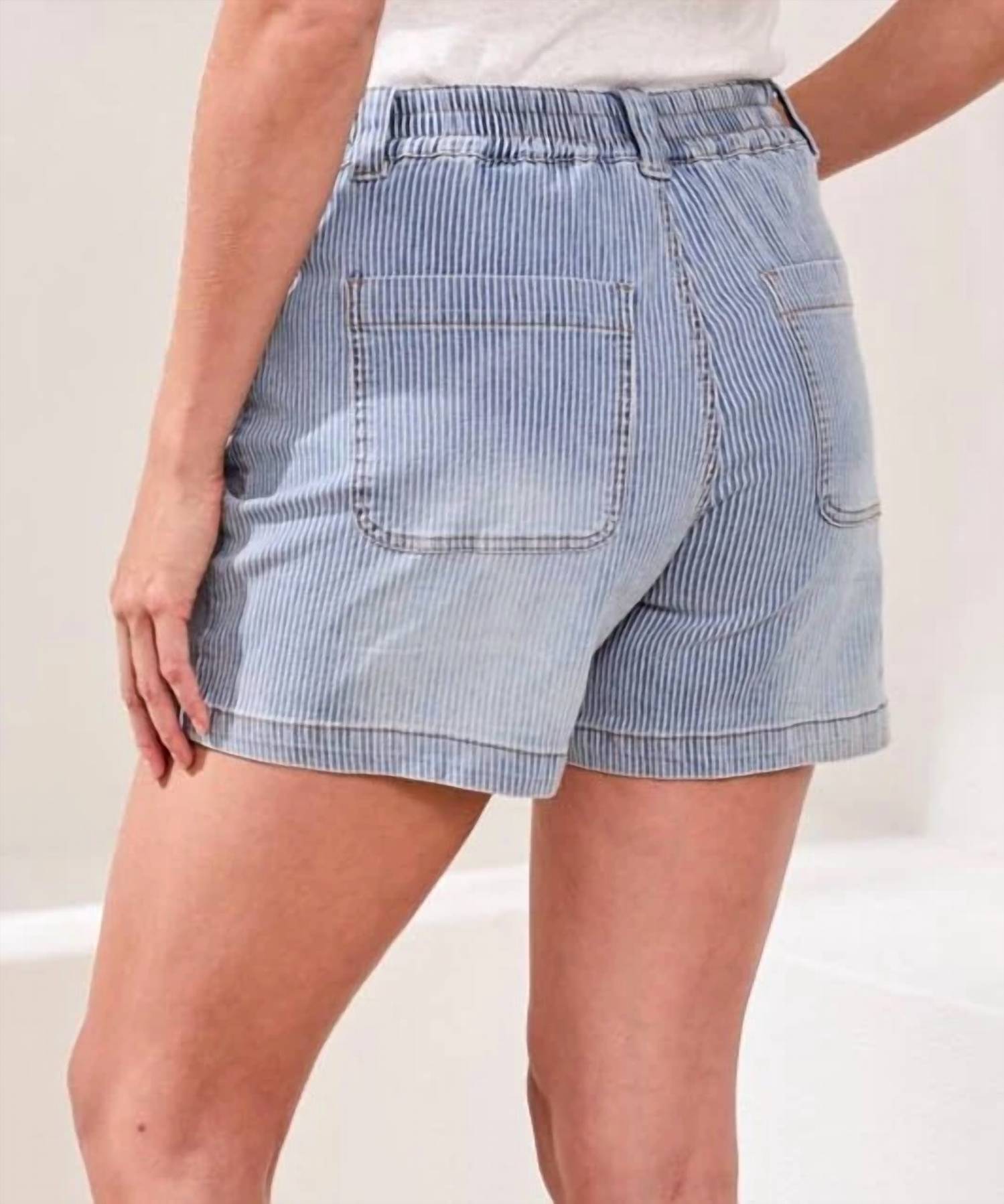Tribal - Audrey Pinstripe Short
