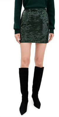 Susana Monaco - Swirl Sequin Mini Skirt